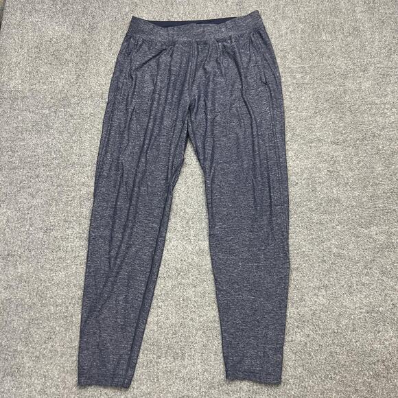 Lululemon Pants Mens Large Blue Drawstring Zip Pocket Athletic Joggers - Picture 1 of 14